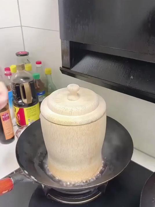 天然楠竹蒸饭桶纯手工竹筒家用蒸笼竹甑子一体式超大号原木色竹筒