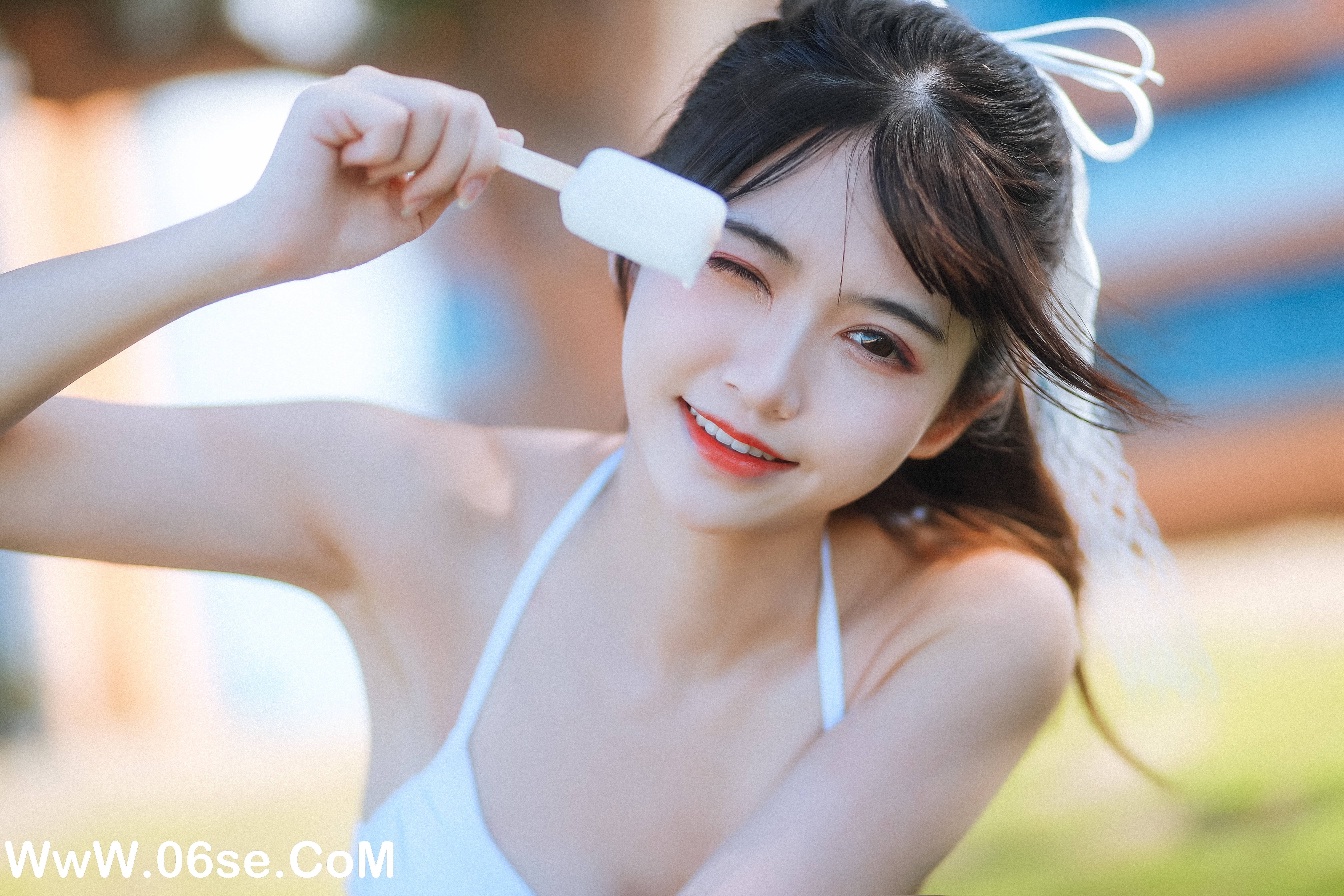 图片[8]-Coser鳗鱼霏儿 NO.043 – 海边 [23P370M]-六色网