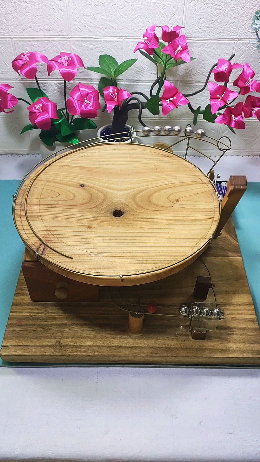 创意手工:圆盘滚珠