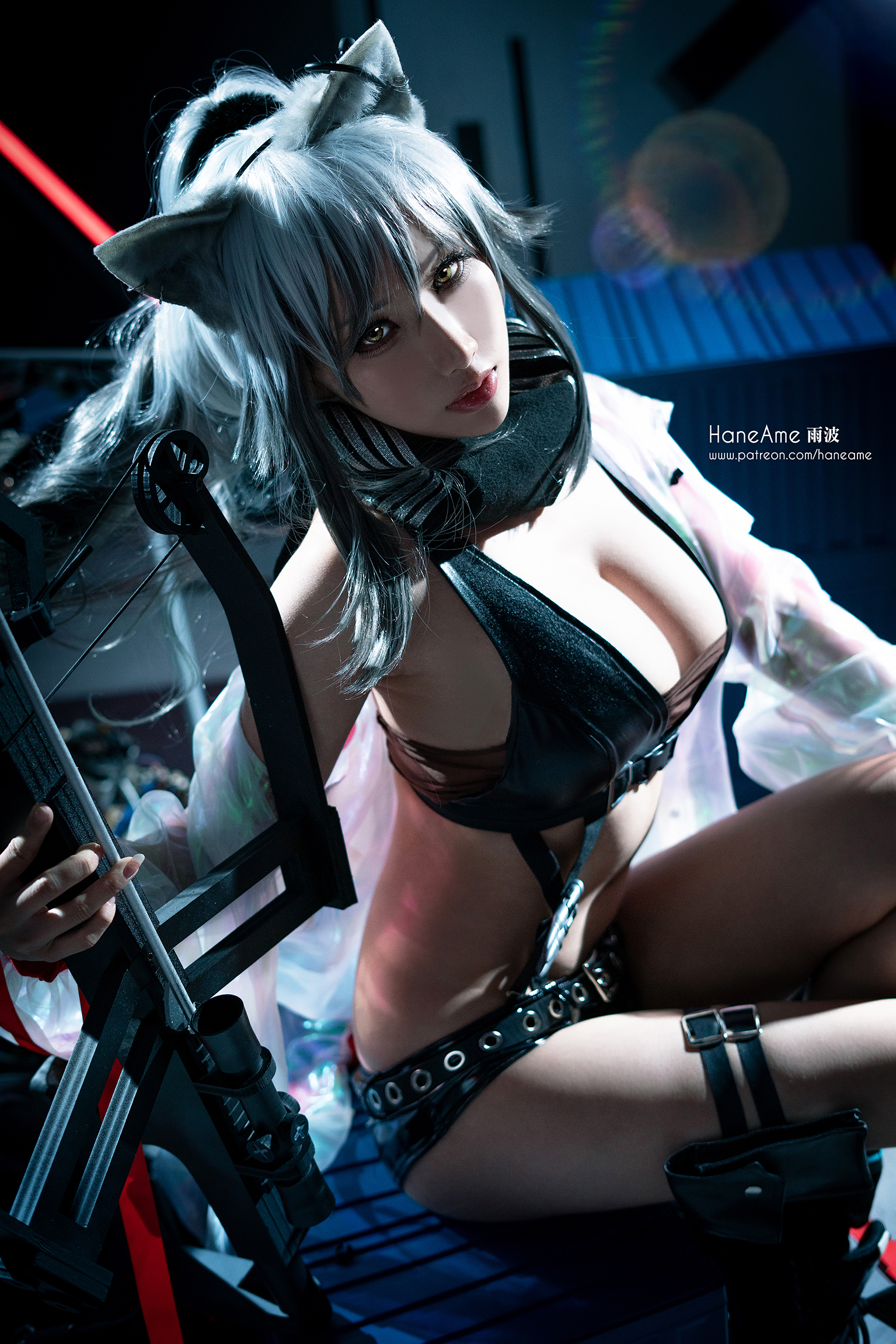 图片[6]-Hane Ame 雨波写真 NO.029 – 明日方舟黑[11P+1V30M]-六色网