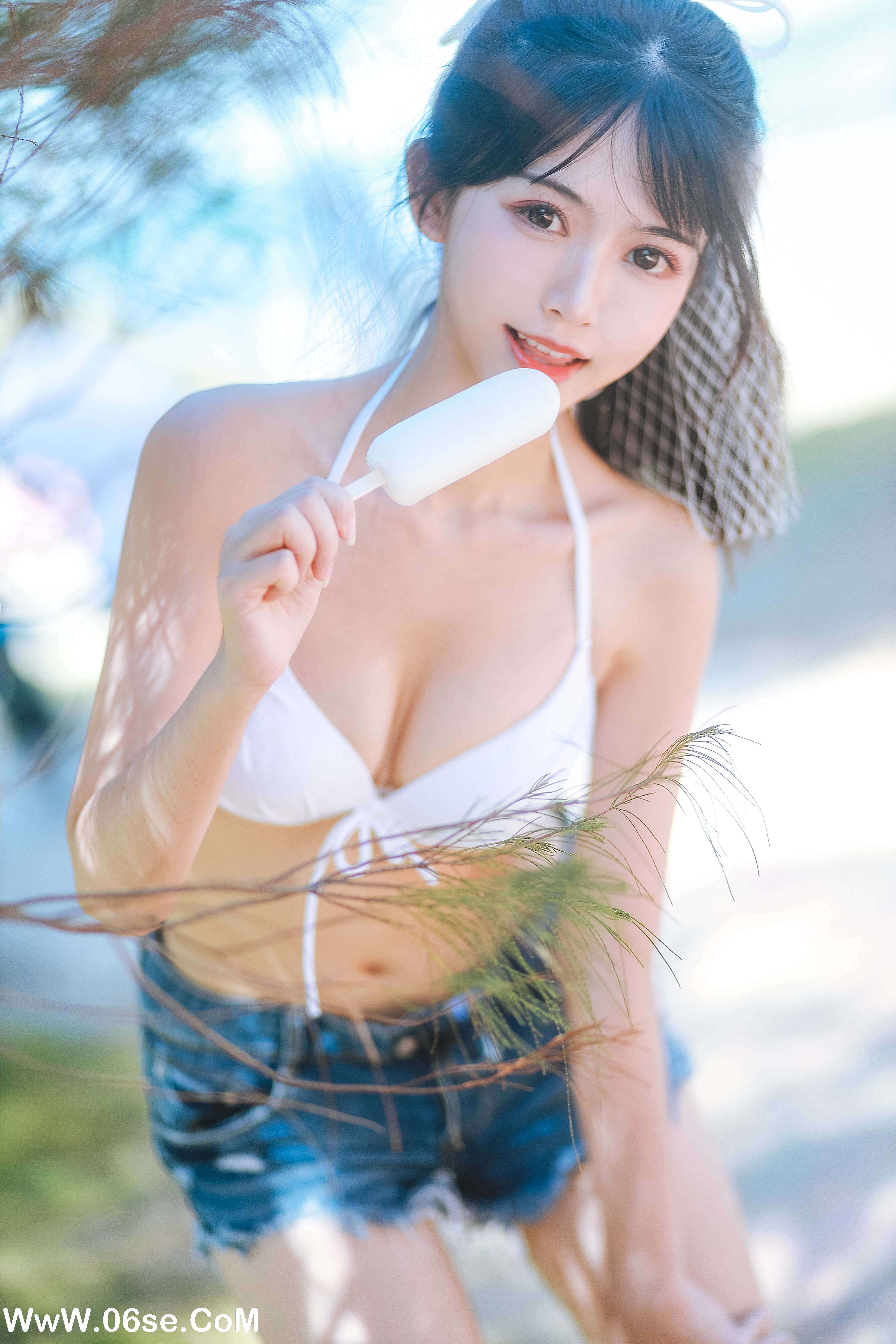 图片[5]-Coser鳗鱼霏儿 NO.043 – 海边 [23P370M]-六色网