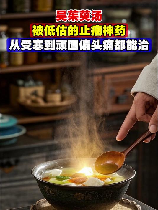 吴茱萸汤,被低估的止痛神药,从受寒到顽固偏头痛都能治愈!