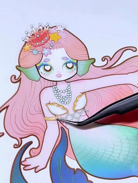 沉浸式拼贴解剖美人鱼