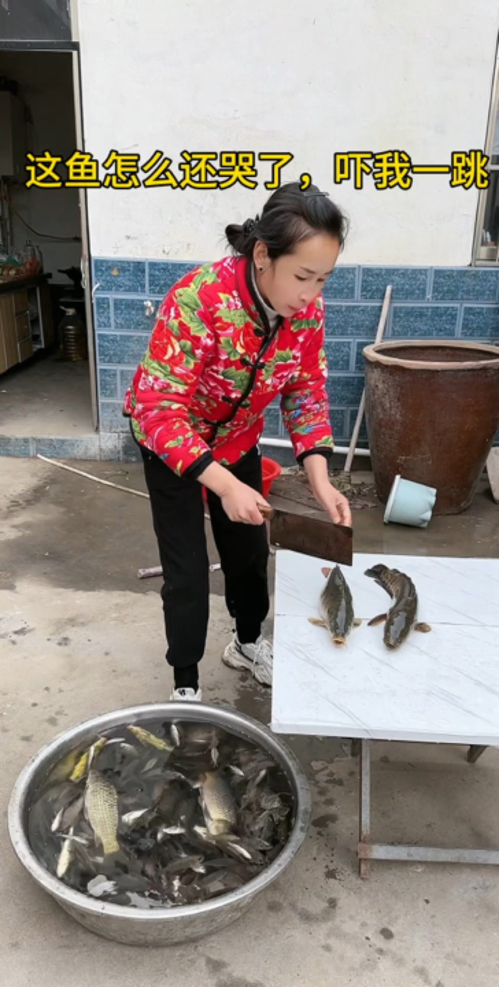 这鱼怎么哭了,吓我一跳