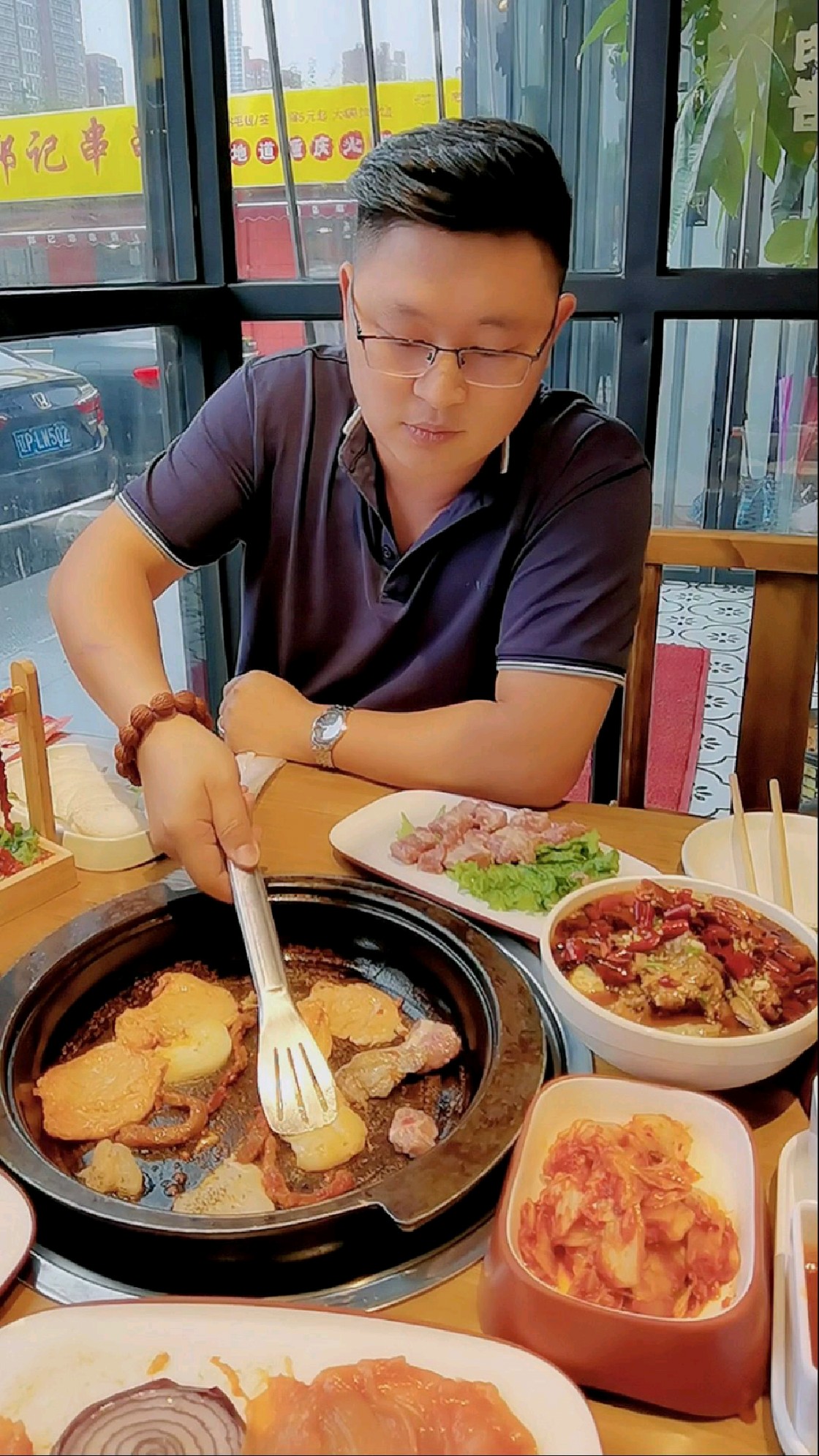 在保定花99能吃到川味石锅烤肉,2-3人实惠套餐,我要N刷他家