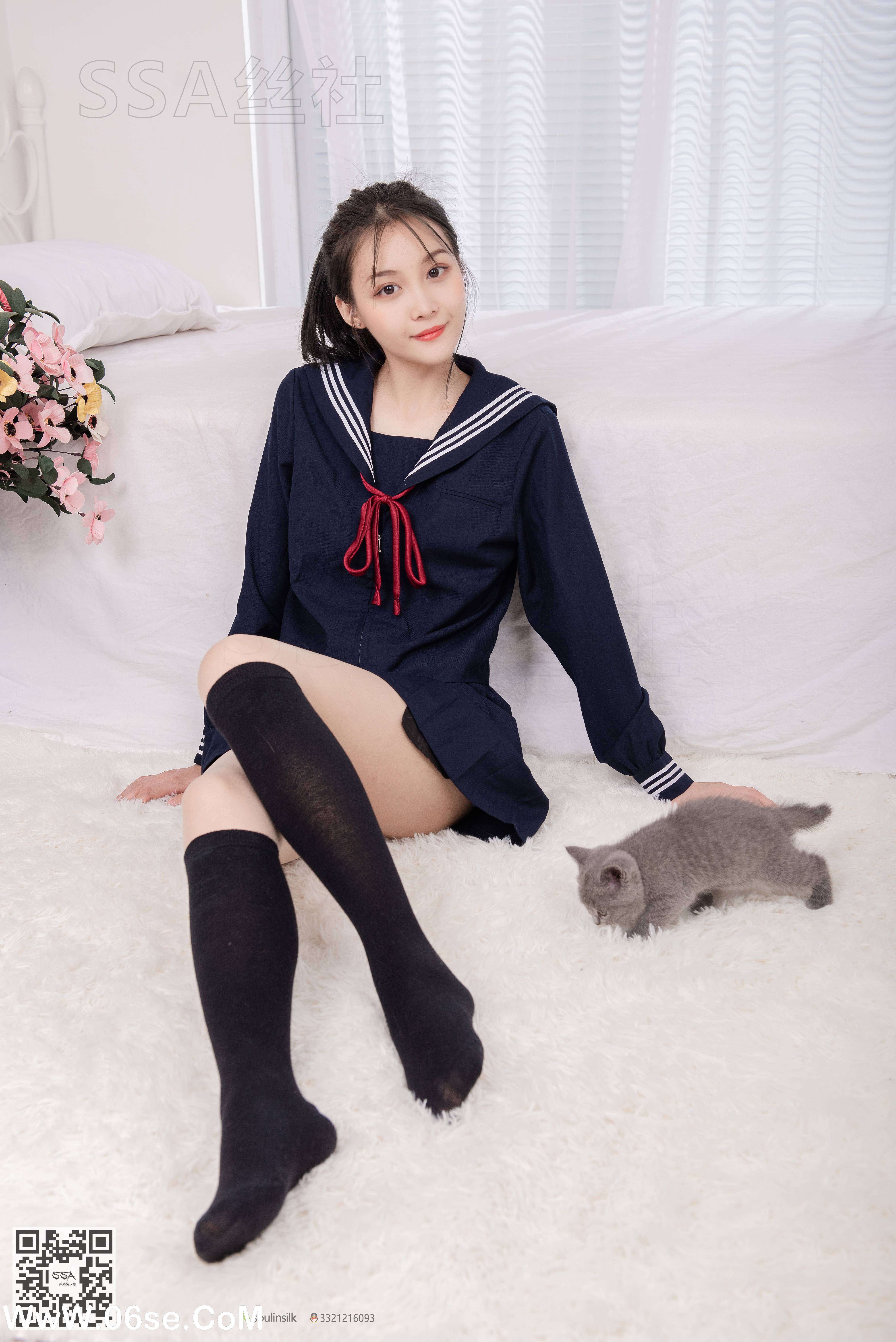 图片[36]-[SSA丝社] NO.142 丽萍 JK制服的穿搭示范[133P1.61G]-六色网