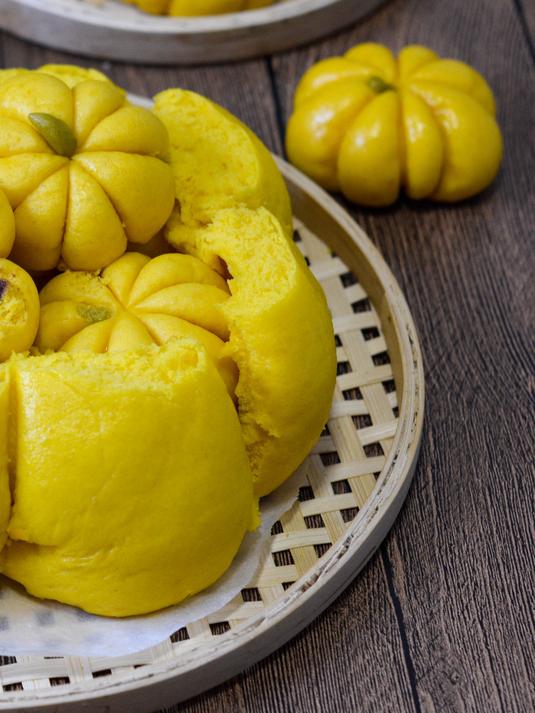 这款南瓜豆沙包,全网独一份,喜欢吗?