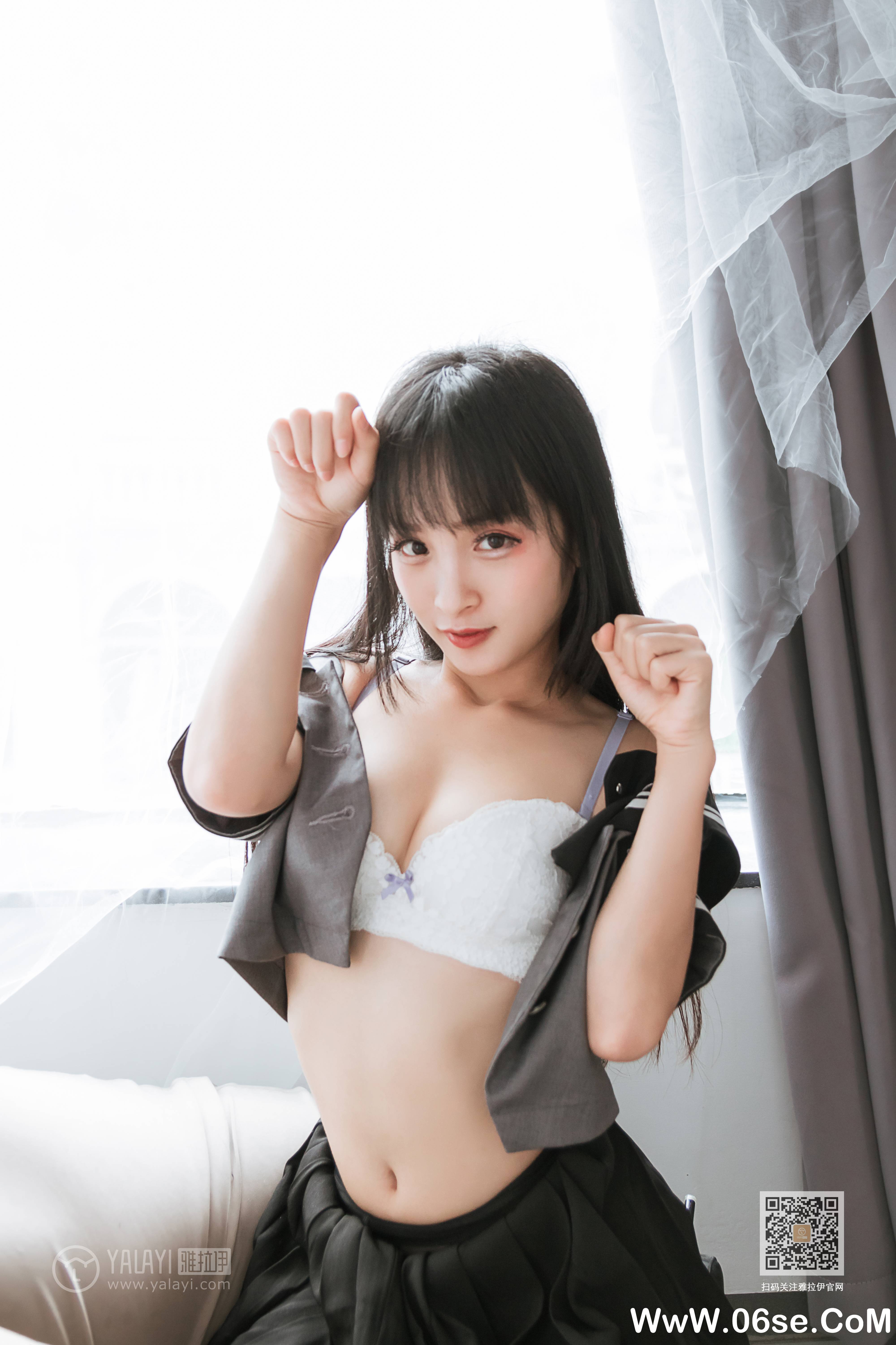图片[41]-[YALAYI雅拉伊] 2020.04.10 NO.600 艾丽《疯狂的jk学妹》[42P+1P379M]-六色网