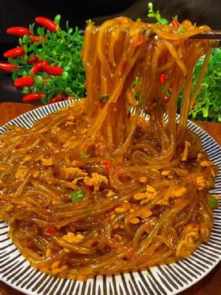 最下饭的肉末粉条做法