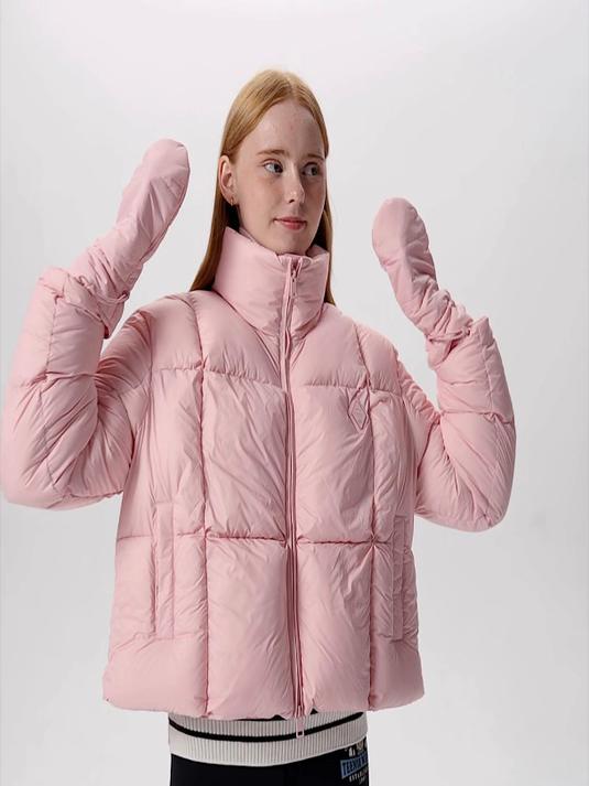 Teenie Weenie「赵露思同款」小熊女装羽绒服冬季简约面包服