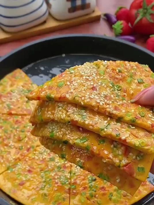 西红柿饼的做法