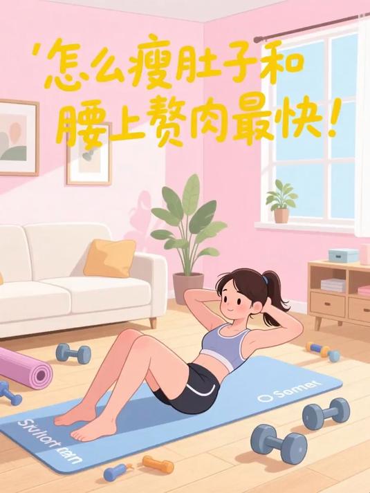 #马上健康过大年#怎么瘦肚子和腰上赘肉最快