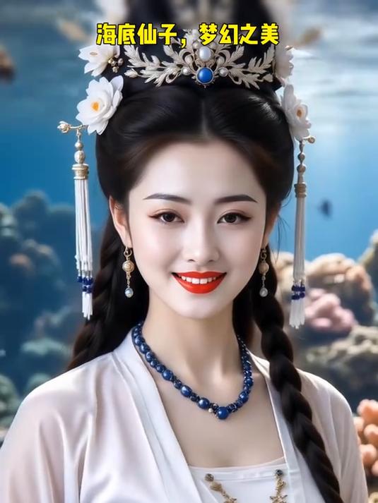 海底美人鱼,华丽古装惊艳亮相,美得让人心动