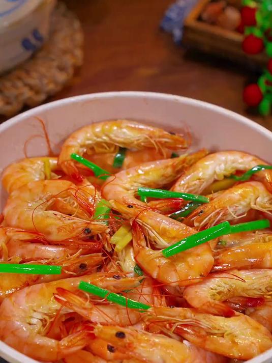 比白灼还好吃的盐焗大虾,每一口都是鲜甜