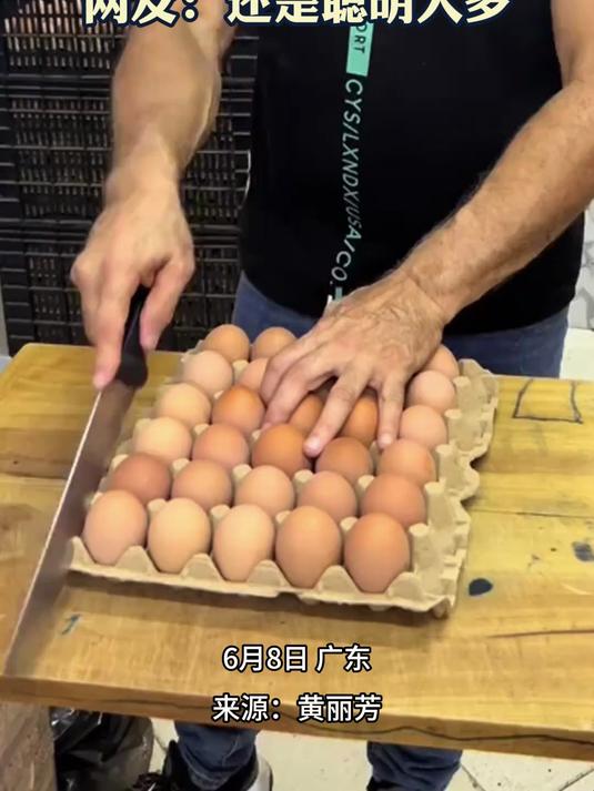 男子打包鸡蛋的小妙招,安全便携还高效