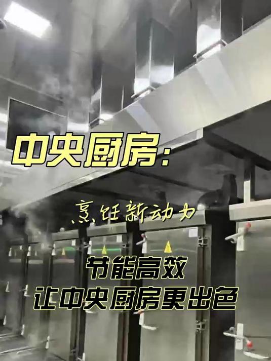 大型中央厨房项目采购4台1.3吨凯大变频蒸汽发生器替代6吨锅炉