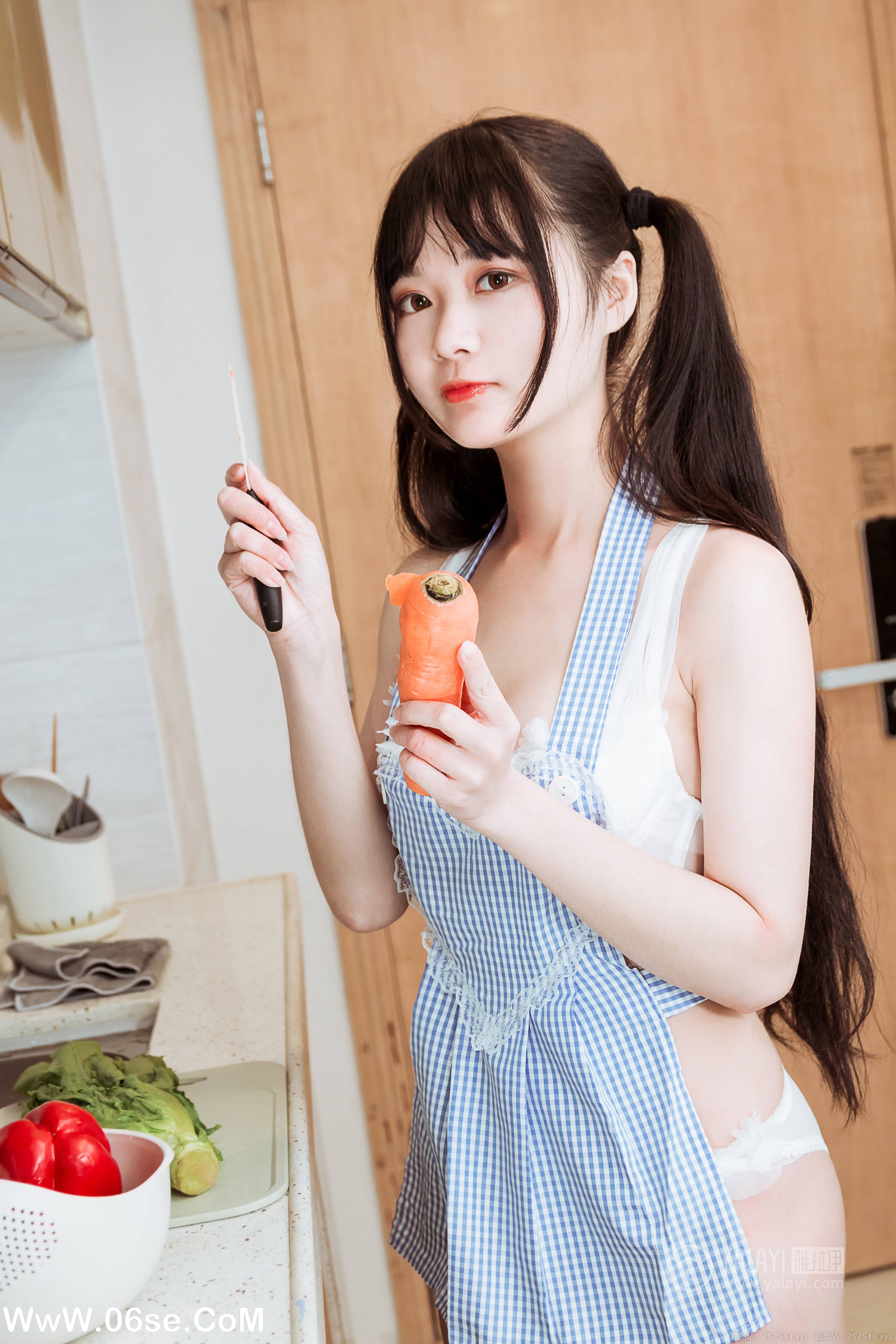 图片[3]-[YALAYI雅拉伊] No.204 美味厨娘 小琉-六色网