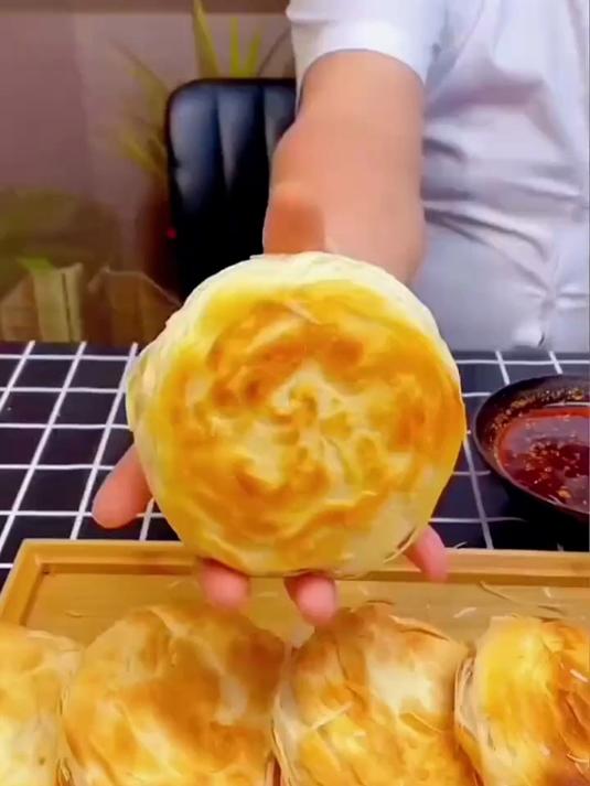 手残党福音!千层饼胚半成品,热一热就是香酥肉夹馍