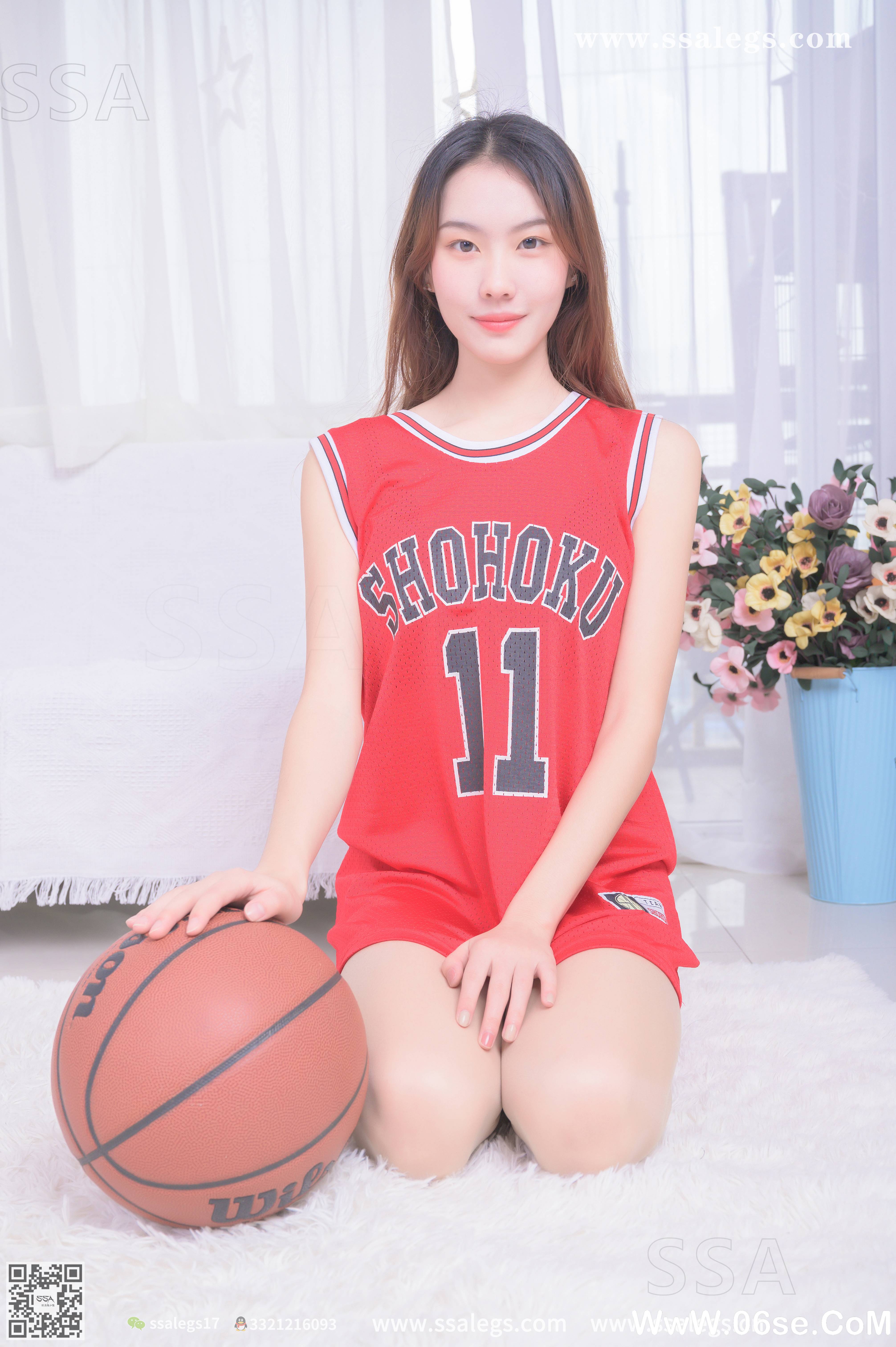 图片[84]-[SSA丝社] NO.325 素素小姐姐放假在家穿丝袜陪你玩篮球(下)[127P1.38G]-六色网
