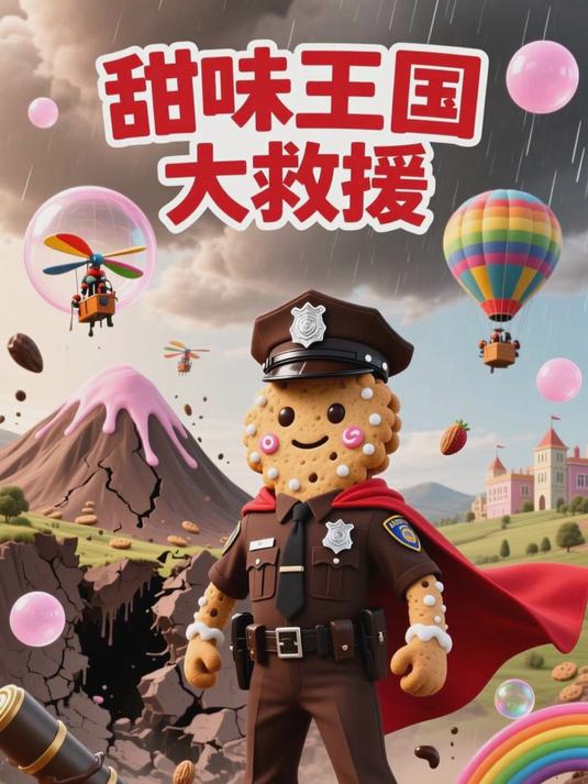 动漫饼干警长：巧克力山崩塌，紧急展开大救援