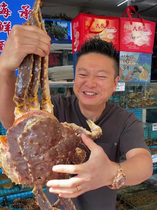 螃蟹的美味巅峰就是现在,香酥软壳帝王蟹!