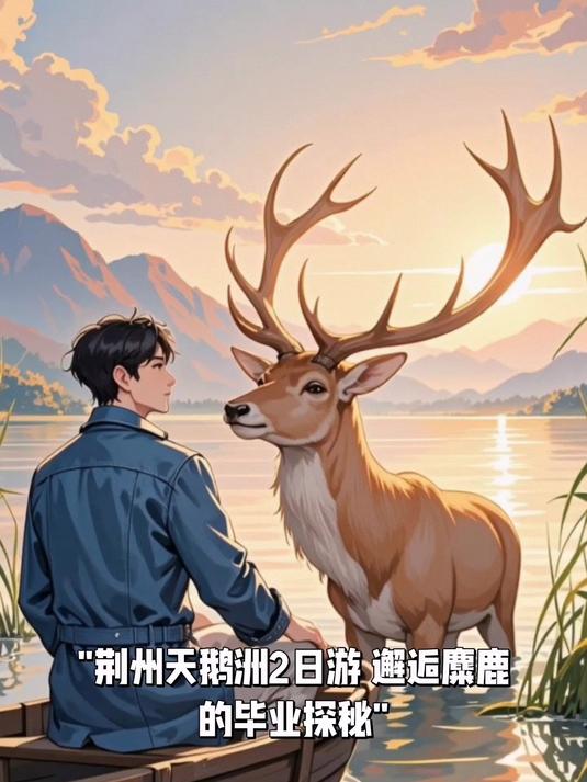 荆州天鹅洲2日游,邂逅麋鹿的毕业探秘