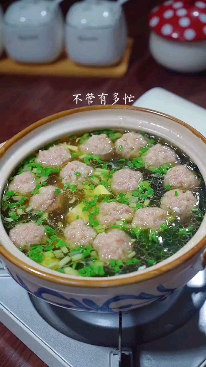 分享美食丸子汤做法