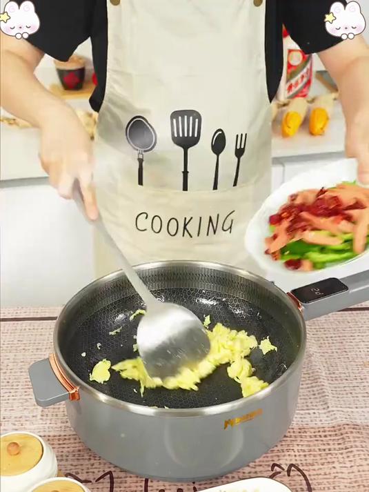 家用蒸煮一体锅 蜂窝无涂层不粘 电火锅电炒锅万能