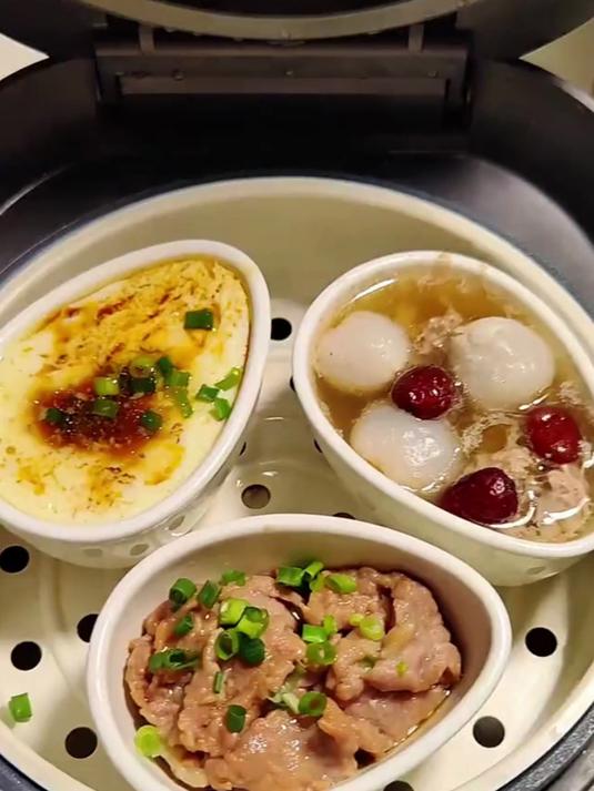 电饭煲懒人饭菜一锅出