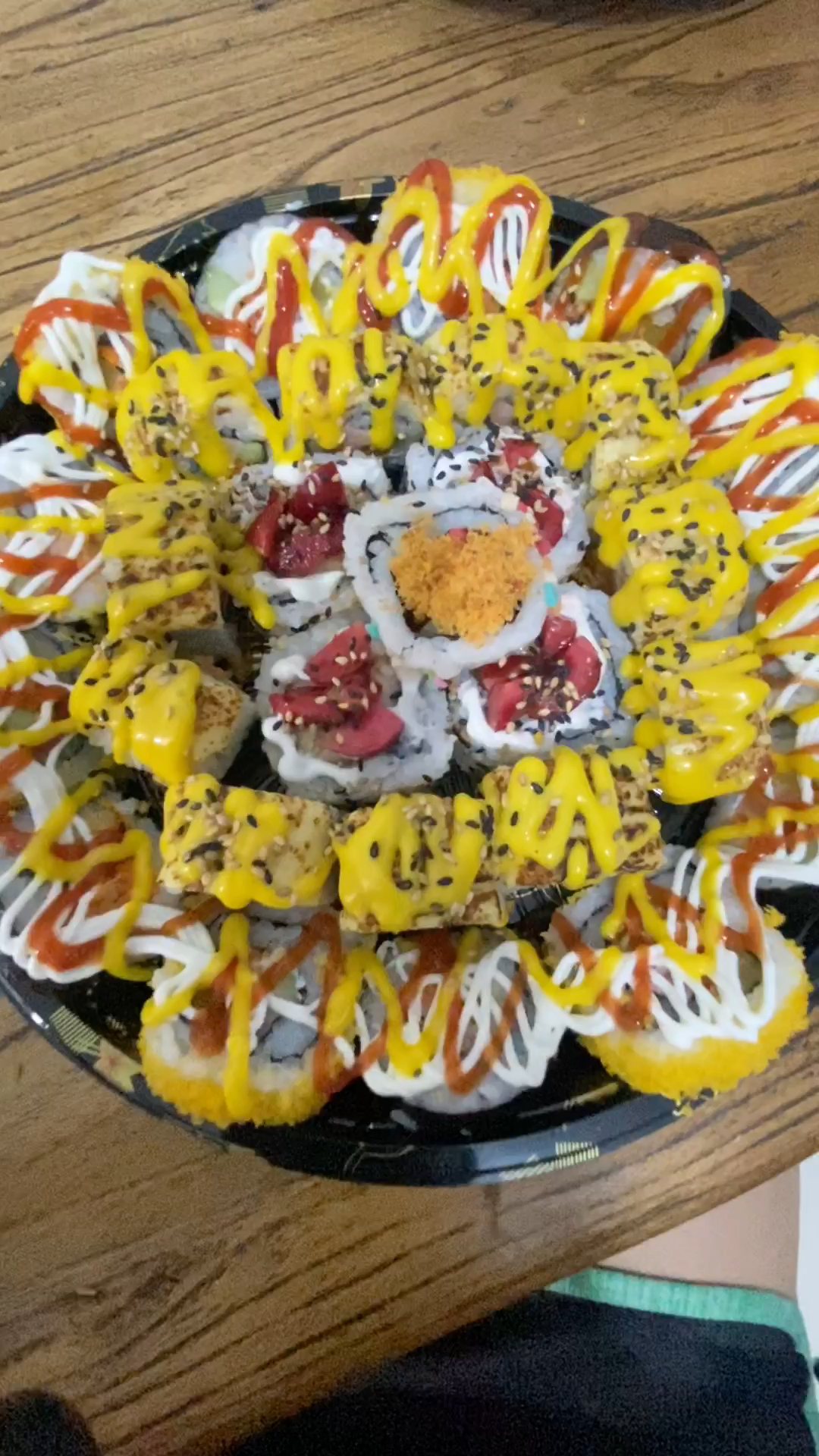 寿司蛋糕摆盘教程来喽