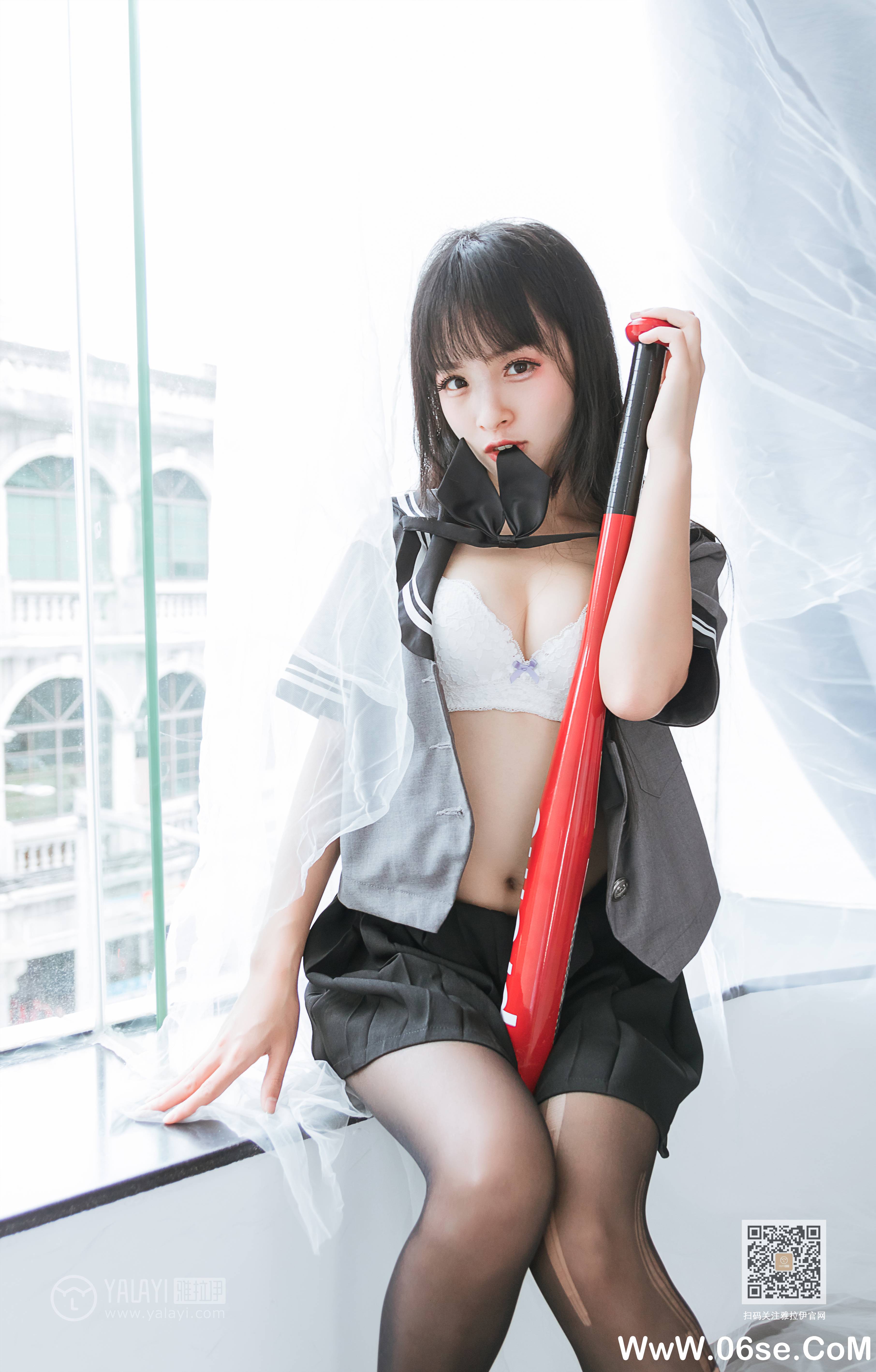 图片[23]-[YALAYI雅拉伊] 2020.04.10 NO.600 艾丽《疯狂的jk学妹》[42P+1P379M]-六色网