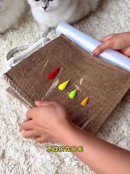 小西米和coco挑战麻布手提袋改造 你们更喜欢谁的作品呢