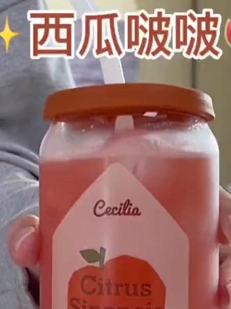 奶茶店拜拜了 西瓜啵啵我自己会做了 甚至还能做给姐妹喝