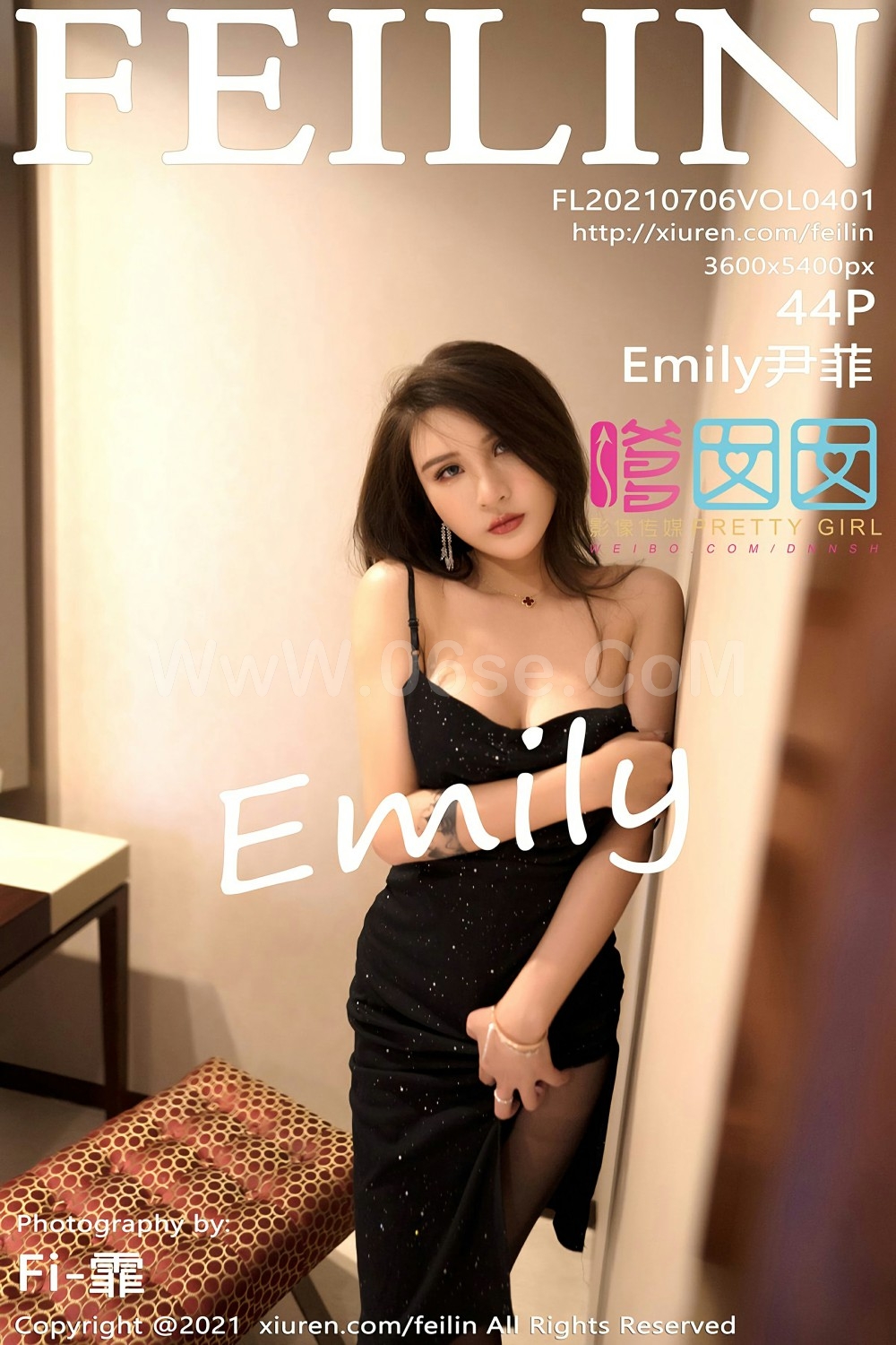 [FEILIN嗲囡囡] 2021.07.06 VOL.401 Emily尹菲-六色网