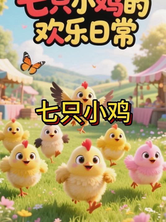 七只小鸡