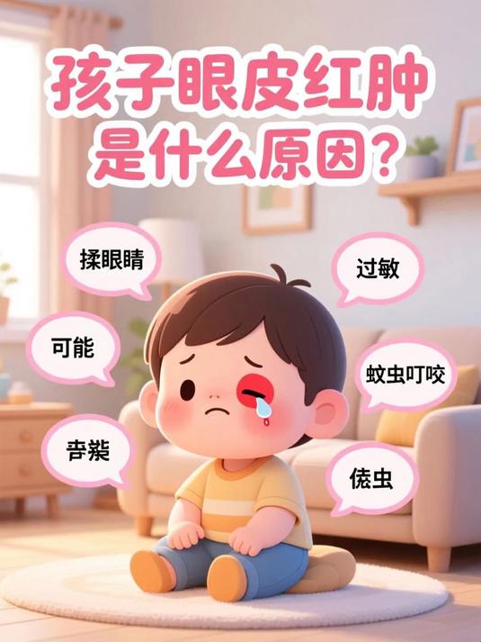 孩子眼皮红肿是什么原因