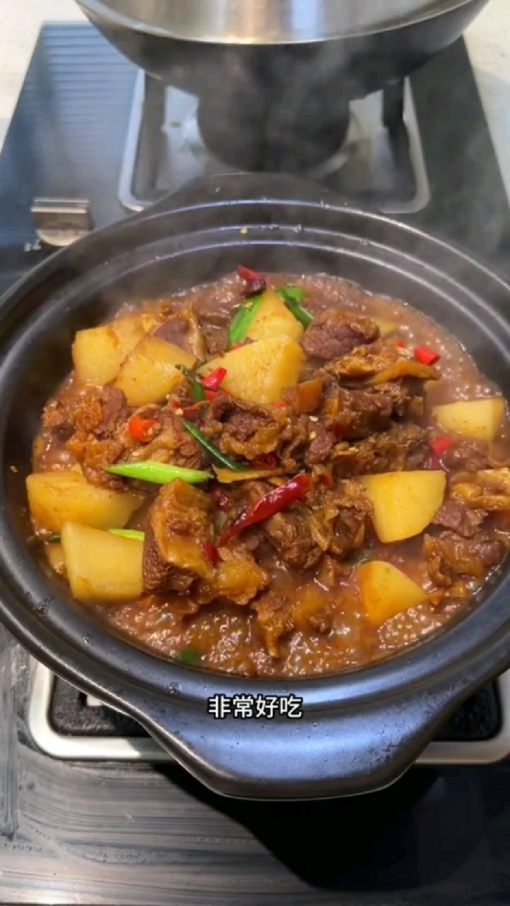 白萝卜炖牛腩你就像我这样做,软烂入味,超级好吃