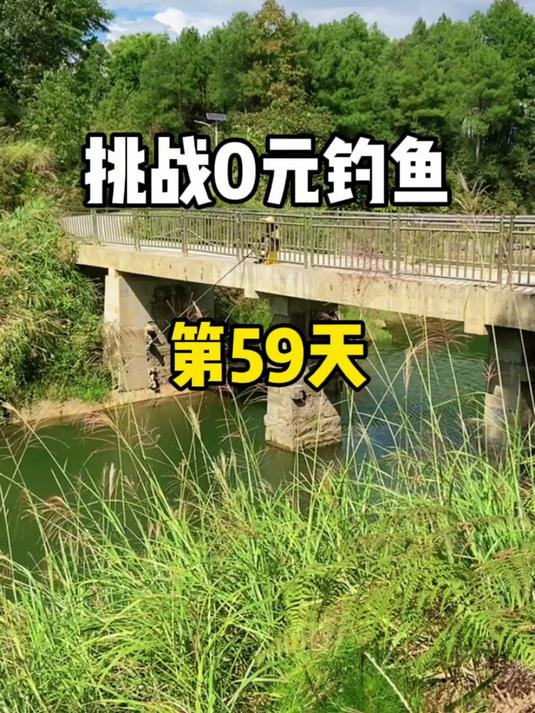 挑战0元钓鱼第59天，鱼获换装备！