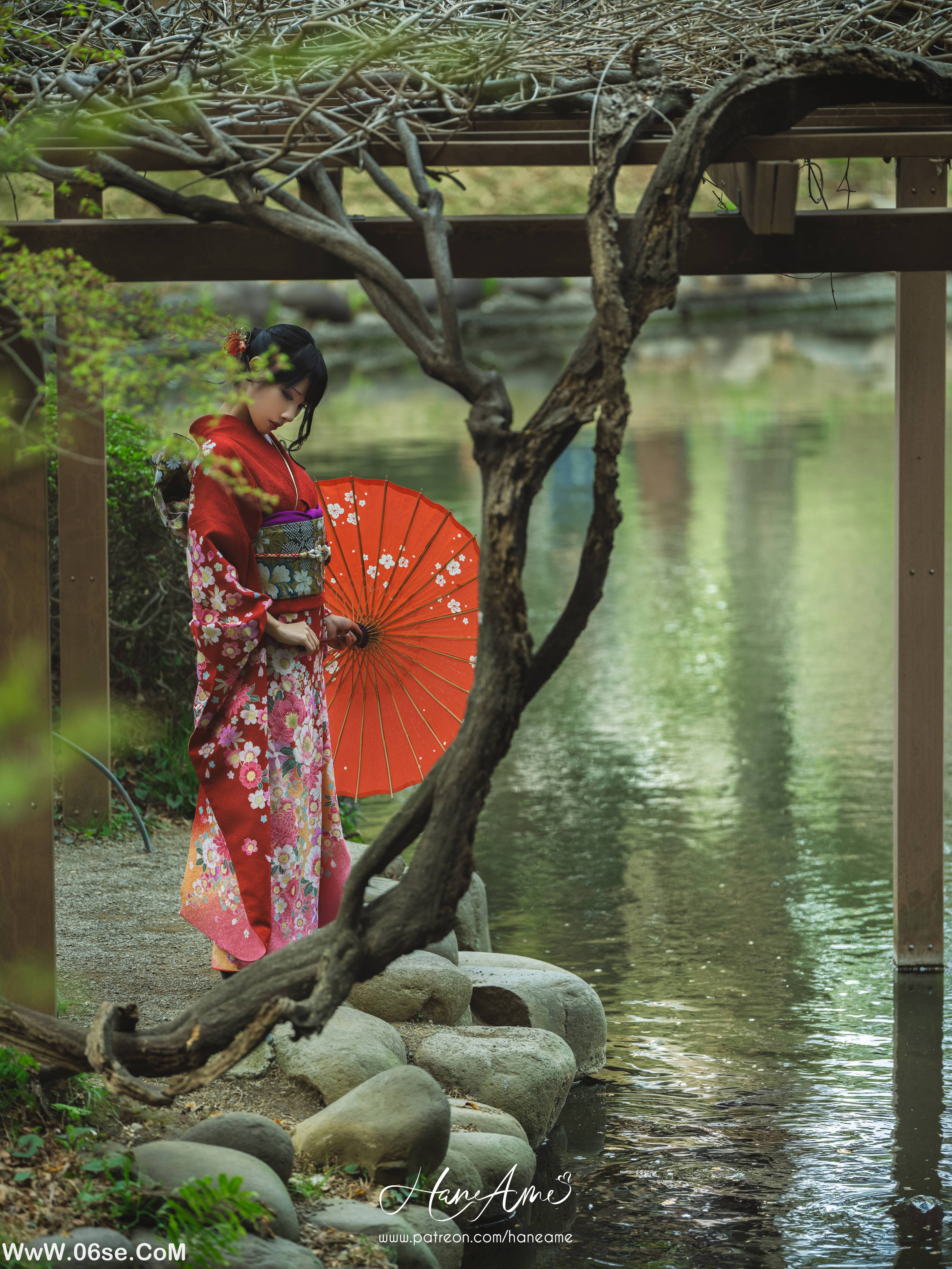 图片[26]-Hane Ame 雨波写真 NO.013 – 赤紅和服[38P736M]-六色网