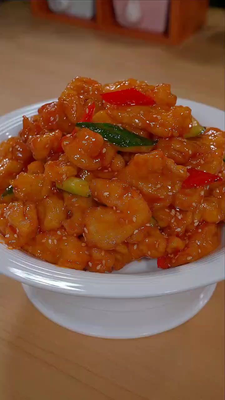 醋鱼柳酸酸甜甜孩子很喜欢!