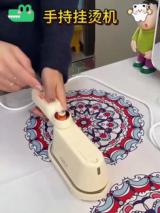 手持挂烫机,便携式家用迷你熨斗烫衣服蒸汽电熨斗,旅行家用干熨