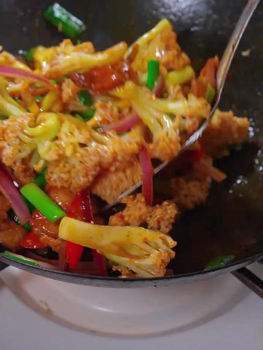 以后你要吃干锅花菜，自己在家做