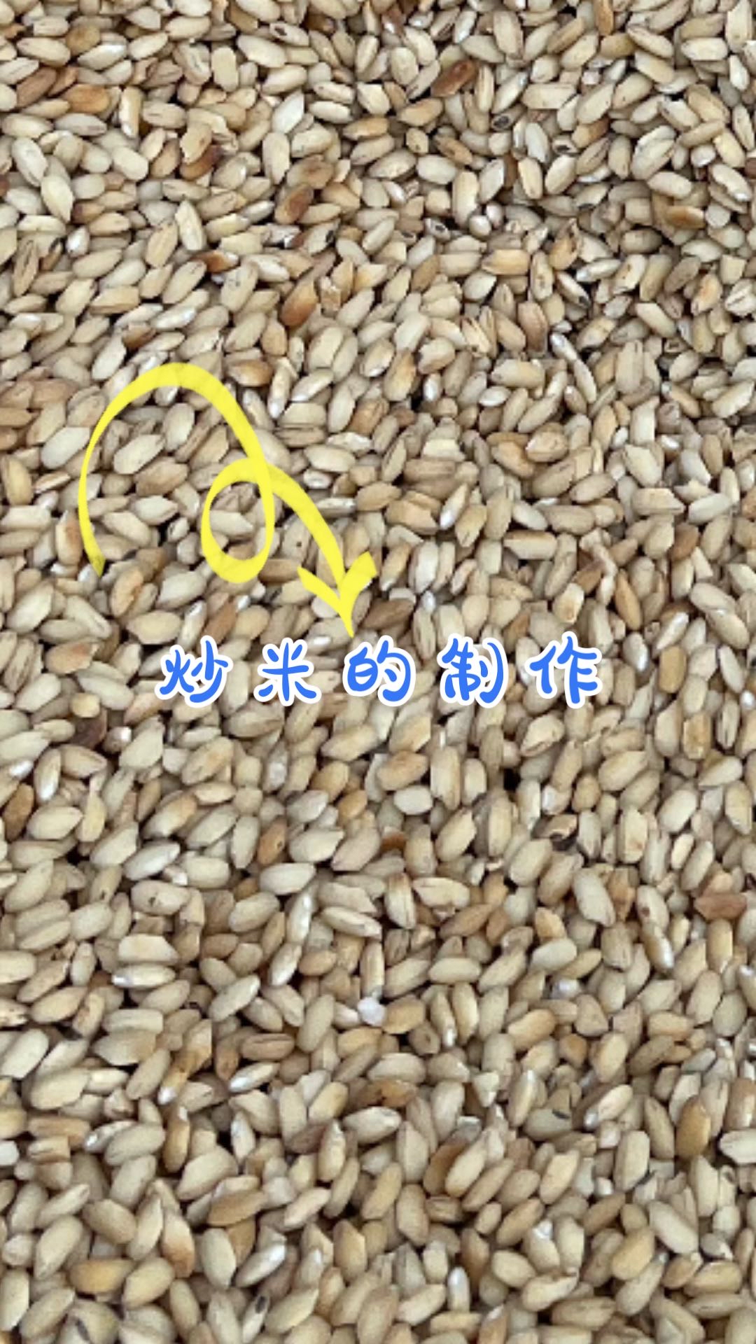 玉环风俗,孕妇在生产前会先炒制炒米,坐月子的时候时常吃,奶奶说废手!哈哈