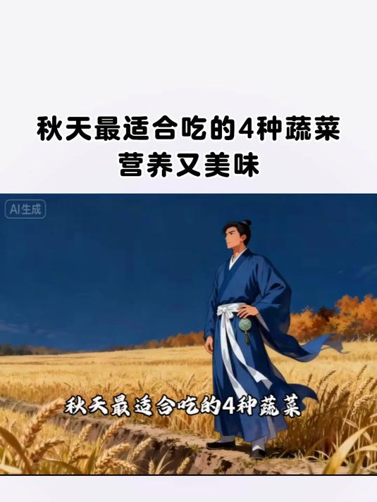 秋天最适合吃的4种蔬菜,营养又美味