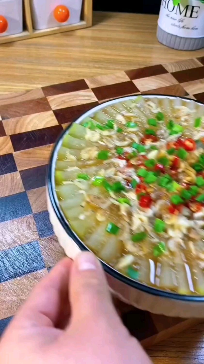 虾皮蒸冬瓜的做法