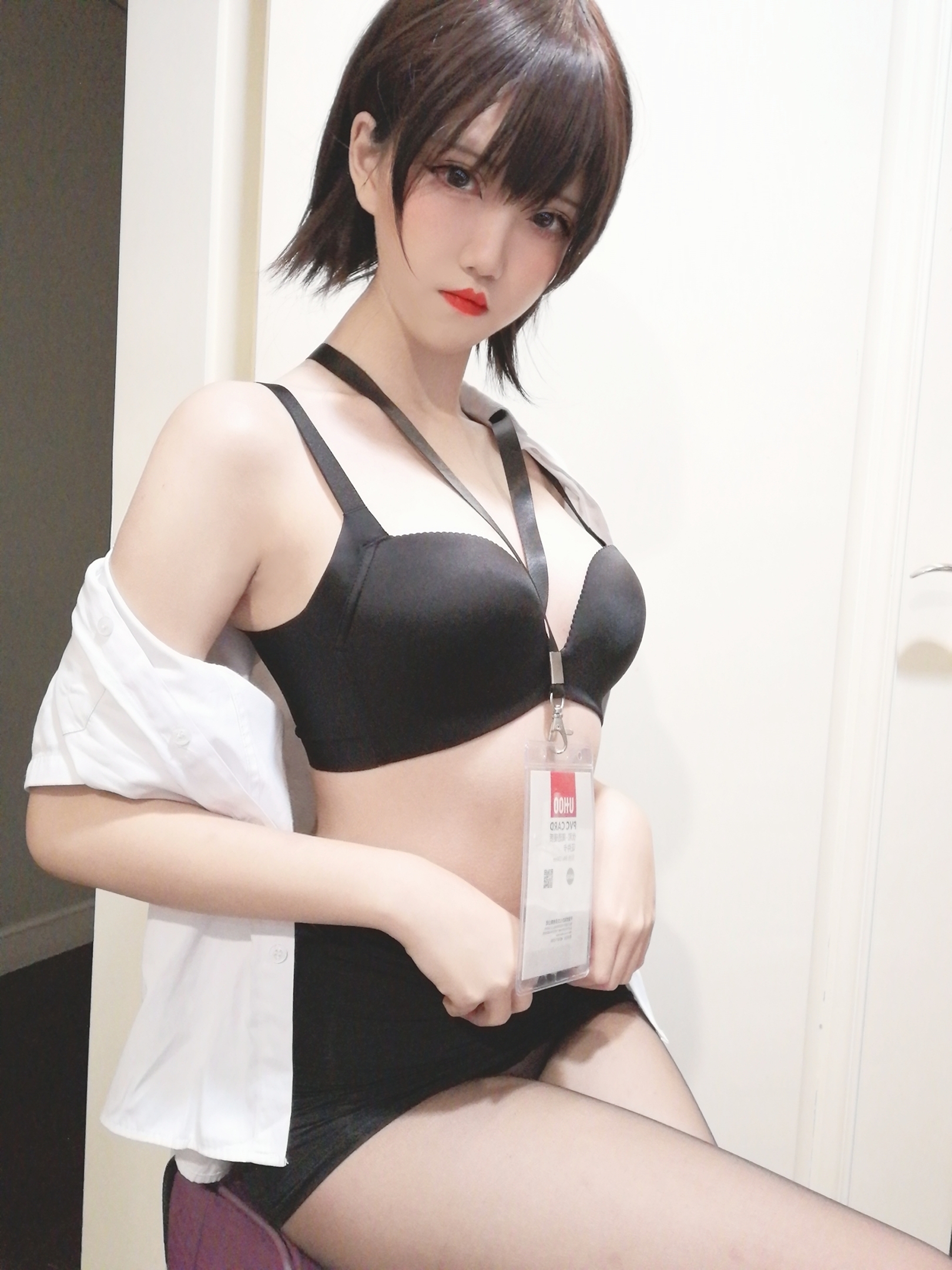 图片[3]-阿薰kaOri NO.002 – 黑丝OL[45P188M]-六色网
