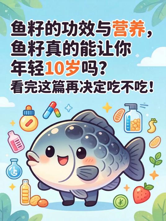 鱼籽的功效与营养,鱼籽真的能让你年轻10岁吗?看完这篇再决定吃不吃!