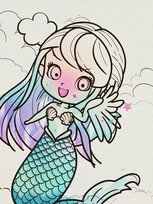 小尧与美人鱼的故事40一起漫画创作