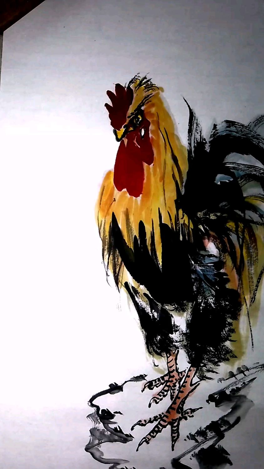 雄鸡图,雄霸大地吉祥如意