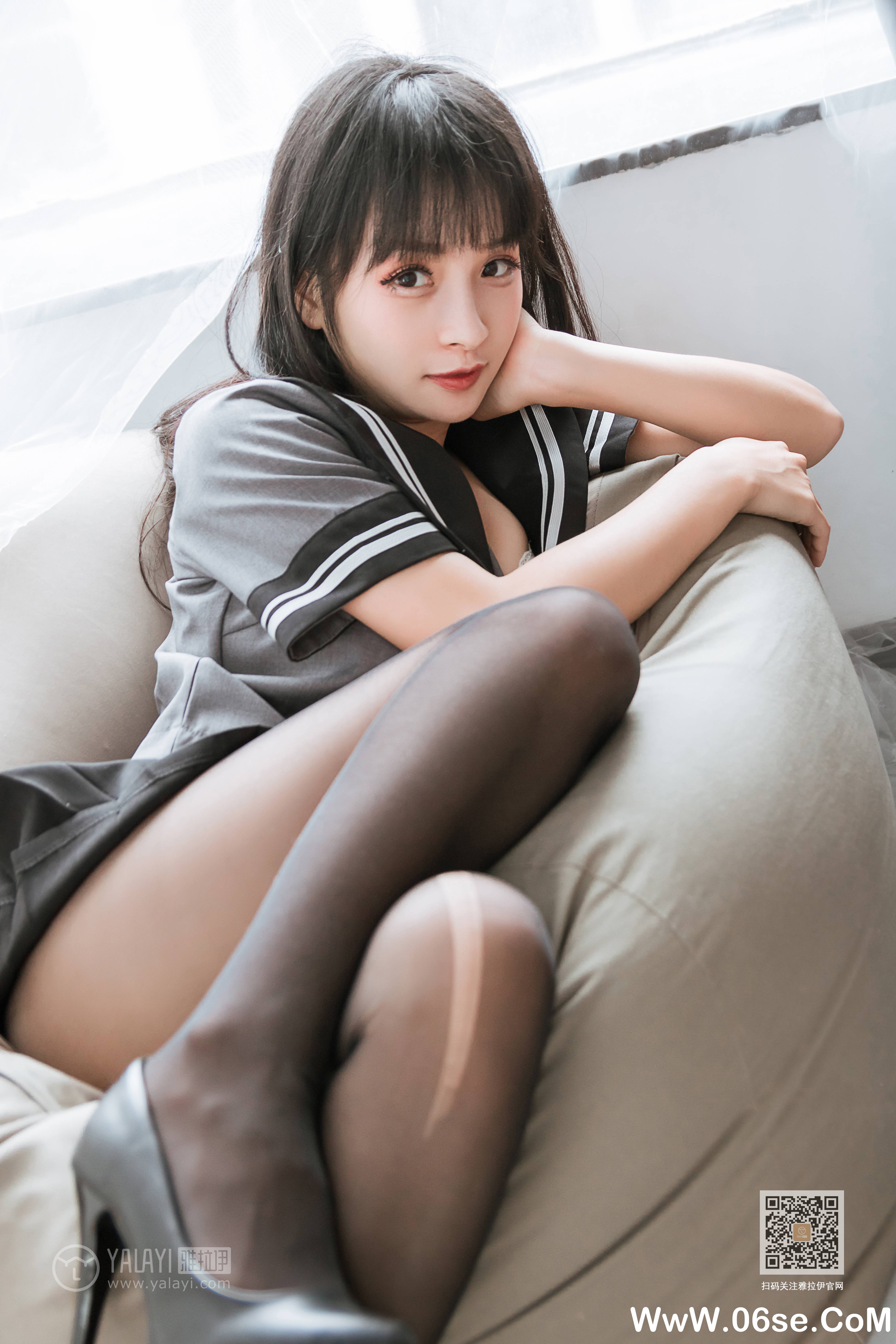 图片[31]-[YALAYI雅拉伊] 2020.04.10 NO.600 艾丽《疯狂的jk学妹》[42P+1P379M]-六色网